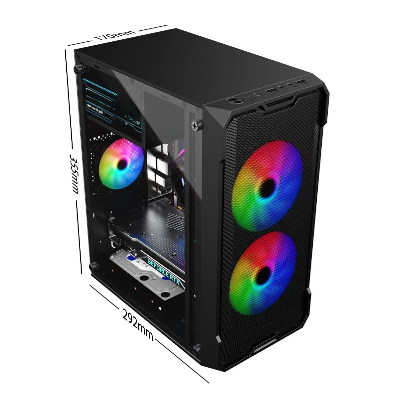 Pc Gaming Prebuilt - Kommerzieller Büro-PC Einzigartiger Gaming-LIVE-DIY-Computer-Host Desktop-Montage-PC-Gehäuse High-End