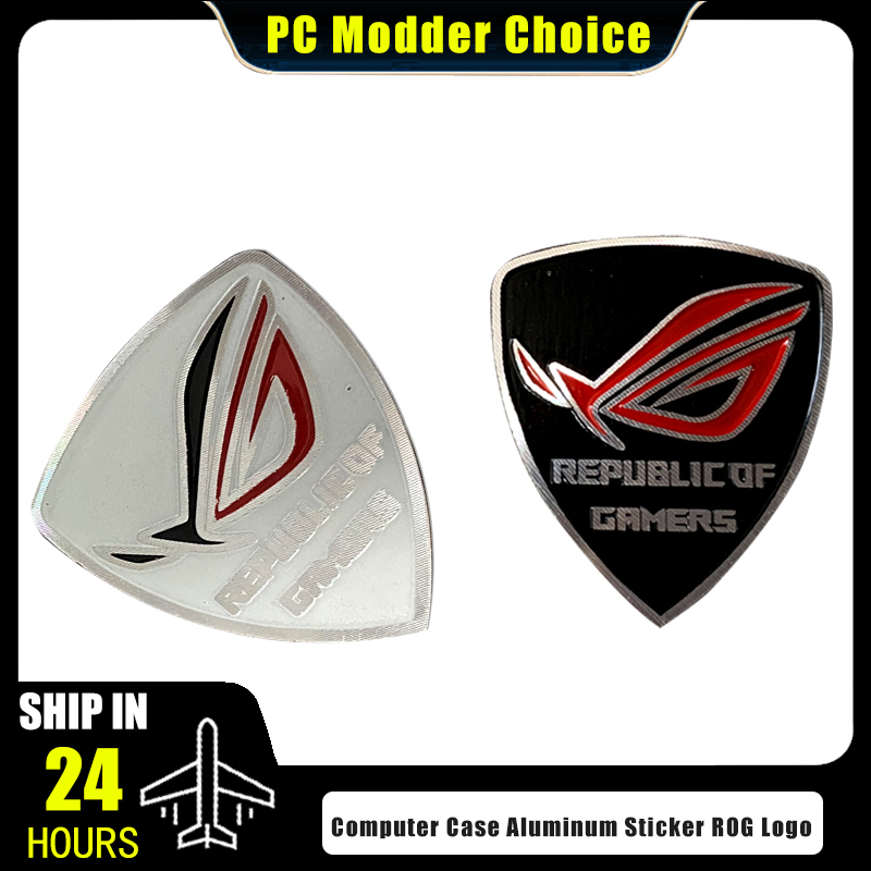 Pc Gaming Quotes - Computergehäuse Aluminium Aufkleber ROG Logo Gamer
