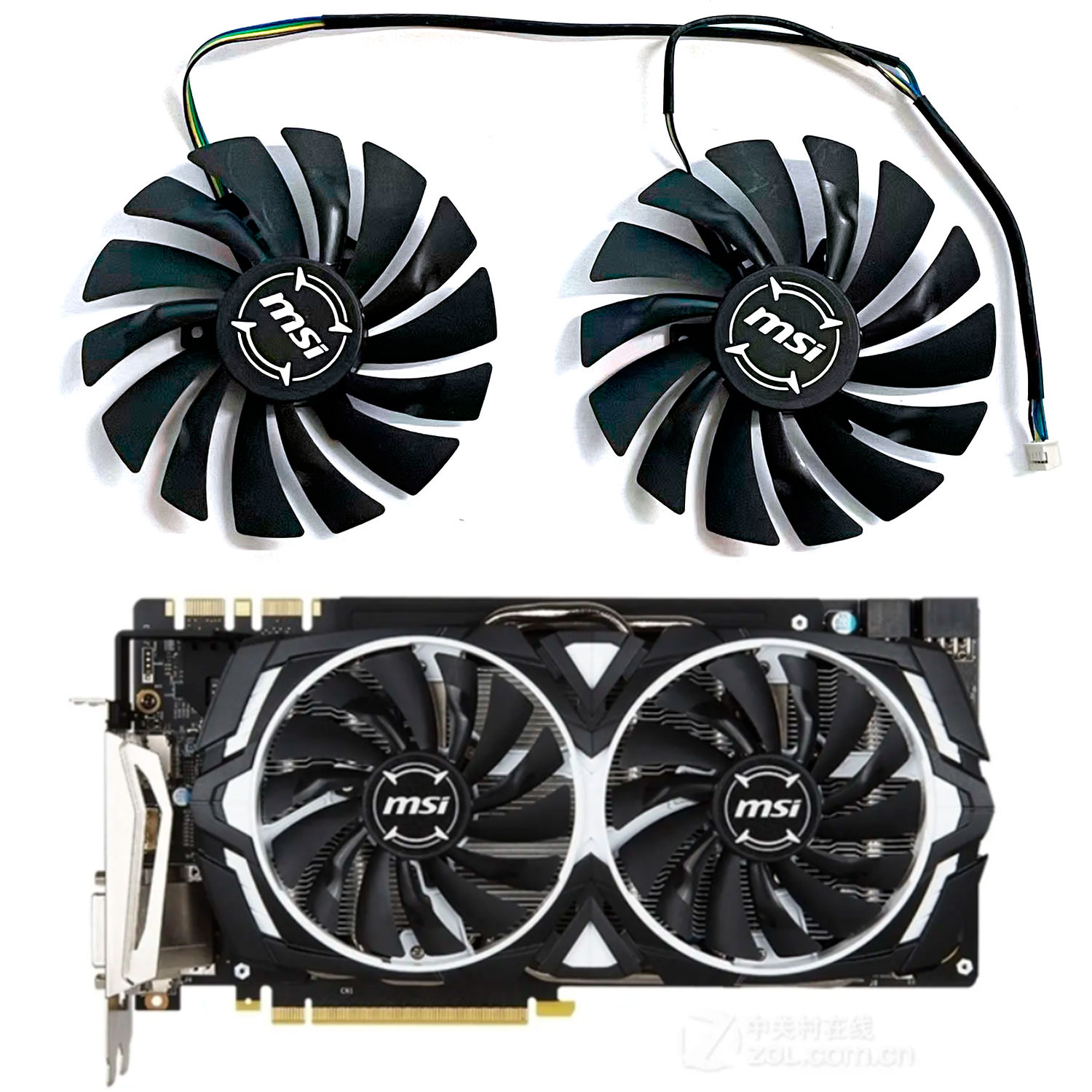 Pc Gaming Gtx 1660 - Kankeirr Double Ball Neuer GPU-Lüfter 4Pin
