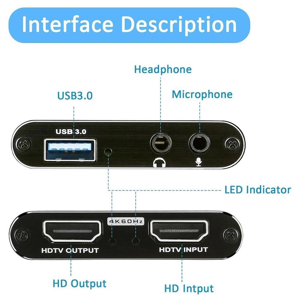 4K HDMI-kompatibel zu USB 3.0  – Sound Card Usb Bewertung und Preis