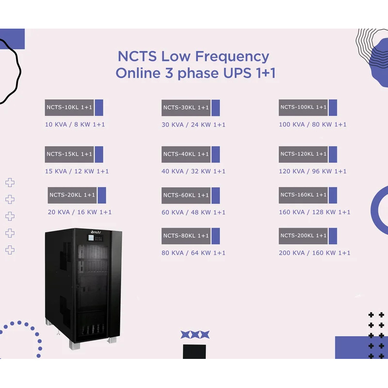 NCTS-30KL 1+1(30KVA/24KW) Nied – Pc Gaming Online Store Bewertung und Preis