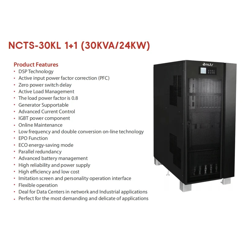 NCTS-30KL 1+1(30KVA/24KW) Nied – Pc Gaming Online Store Bewertung und Preis