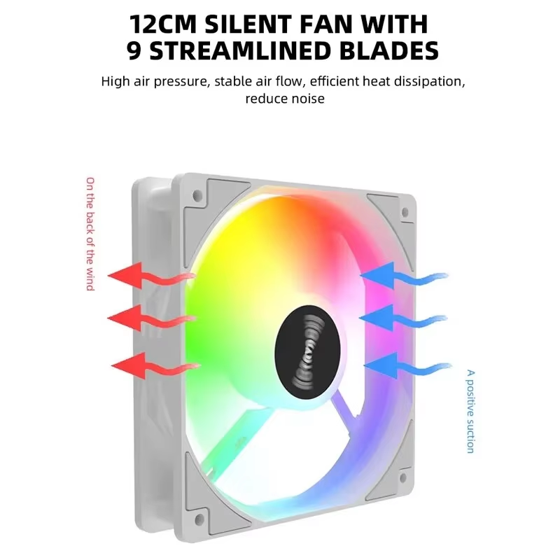 120-mm-PC-Gehäuselüfter 12V RG – Argb Case Fan Bewertung und Preis