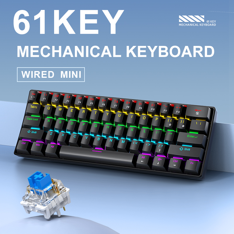 APAYADO K61 Kabelgebundene mec – Pc Gaming Uk Bewertung und Preis