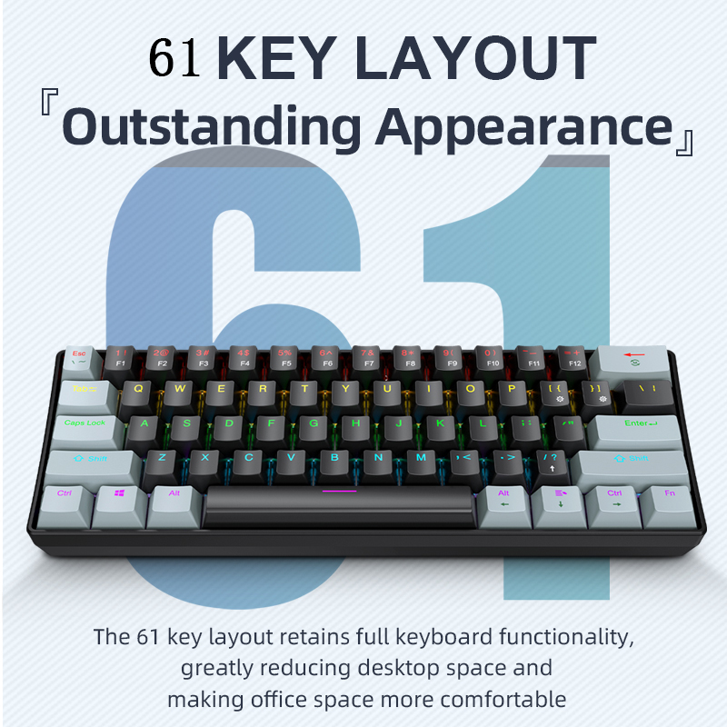 APAYADO K61 Kabelgebundene mec – Pc Gaming Uk Bewertung und Preis