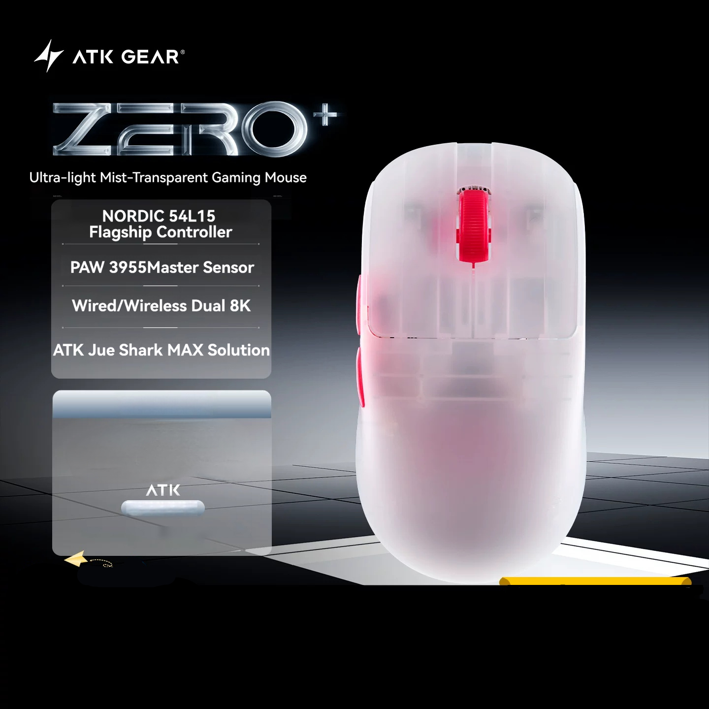 NEUE ATK ZERO Plus Maus, kabel – Pc Gaming New Bewertung und Preis