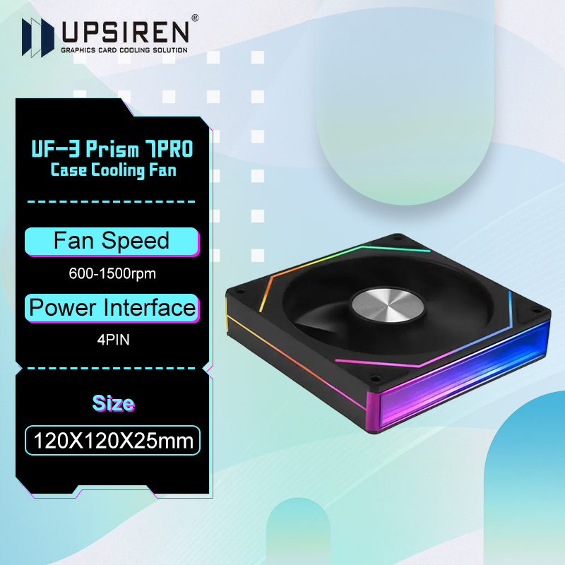 UPSIREN UF-3 Prism 7PRO 120 mm – Argb Case Fan Bewertung und Preis