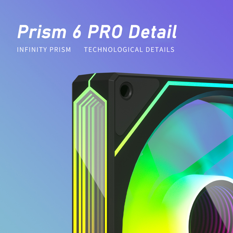 ZEZZIO PRISM 6 PRO 120mm ARGB  – Argb Case Fan Bewertung und Preis